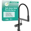Image de hansgrohe Talis Select M54 PowderSpray - Mitigeur de cuisine avec douchette extractible, SemiPro, 3 jets, Robinet avec hauteur sous bec 210 mm, bec pivotant et extensible, Noir chromé brossé, 72861340 en occasion ou reconditionné