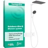 Image de hansgrohe Raindance Alive Q 24580700 Système de douche avec thermostat, douche effet pluie (340 x 210 mm) avec robinet, douchette (3 types de jet dont PowderRain), tuyau, barre de douche et pommeau de en occasion ou reconditionné