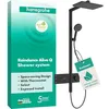 Image de hansgrohe Raindance Alive Q 24591670 Système de douche à économie d'eau (EcoSmart) avec thermostat, douche à effet pluie (340 x 210 mm) avec robinet, douchette, tuyau, barre de douche et pommeau de en occasion ou reconditionné