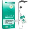 Image de hansgrohe Raindance Alive Q Système de douche à économie d'eau (EcoSmart) avec thermostat, douche effet pluie (340 x 210 mm) avec robinet, douchette, tuyau, barre de douche et pommeau de douche en occasion ou reconditionné