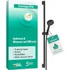 Image de hansgrohe Activera Select S 28046670 Ensemble de douche avec pommeau de douche à économie d'eau EcoSmart, 2 types de jet, flexible de douche 1,60 m et barre de douche 0,90 m Noir mat en occasion ou reconditionné