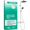 Image de hansgrohe Activera S 28078000 Système de douche à économie d'eau (EcoSmart) avec thermostat, douche à effet pluie (240 mm) avec robinet, douchette (2 types de jets), tuyau, barre de douche et pommeau en occasion ou reconditionné