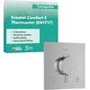 Image de hansgrohe Ecostat Comfort E 33716000 Thermostat de douche encastré avec combinaison de sécurité, robinet de douche avec verrouillage de sécurité (SafetyStop) à 40 °C, thermostat de douche, 2 en occasion ou reconditionné