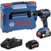 Image de Bosch Professional 18V System perceuse-visseuse sans-fil GSR 18V-55 (couple max. 55 Nm, régime à vide 1.800 tr/min, avec 2 batteries 4,0 Ah, chargeur rapide GAL 18V-40, L-BOXX) en occasion ou reconditionné
