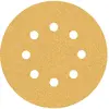 Image de Lot de 5 disques abrasifs pour ponceuse à bois 125mm, 8 trous, grain 60 Expert C470 Bosch