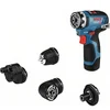Image de Bosch Professional Tournevis électrique Gsr12v-35fc+gfa12h/12b+2x3ah+gal+lb One Size