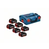 Image de Bosch Professional Batterie 18v 6x4.0ah Lboxx 136 One Size