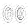 Image de Disque De Frein Ferodo Ddf1530c Mercedes-Benz