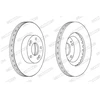 Image de Disque De Frein Ferodo Ddf1630c Hyundai;Kia