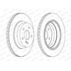 Image de Disque De Frein Ferodo Ddf1672c Mercedes-Benz