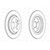 Image de Disque De Frein Ferodo Ddf1720c Saab;Volvo