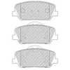 Image de Jeu De Plaquettes De Frein Fdb4984 Ferodo Ferodo Fdb4984 Hyundai;Kia