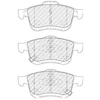 Image de Kit De Plaquettes De Frein, Frein À Disque Premier Eco Friction Fdb5020 Ferodo Ferodo Fdb5020 Fiat