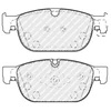 Image de Kit De Plaquettes De Frein, Frein À Disque Premier Eco Friction Fdb5117 Ferodo Ferodo Fdb5117 Polestar;Volvo