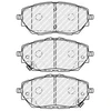 Image de Jeu De Plaquettes De Frein, Frein À Disque Fdb5146 Ferodo Ferodo Fdb5146 Toyota