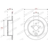 Image de Disque De Frein Ferodo Ddf2560c Subaru