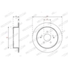 Image de Disque De Frein Ferodo Ddf1992c Kg Mobility;Ssangyong