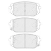 Image de Jeu De Plaquettes De Frein, Frein À Disque Fdb5531 Ferodo Ferodo Fdb5531 Hyundai;Kia