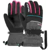 Image de Reusch - Kondor R-Tex XT - Gants ski enfant Black / Black Melange / Knockout Pink - 4