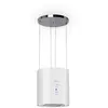 Image de Barett - Hotte - hotte îlot - largeur : 35 cm - profondeur : 35 cm - recyclage - blanc