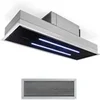 Image de High Line - Hotte - plafond - Niche - largeur : 86 cm - profondeur : 28 cm - extraction et recirculation (avec kit d'extraction supplémentaire) -