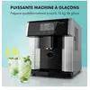 Image de Eiszeit Machine à glaçons 15kg / 24h - 3 tailles de cubes - 3L - écran tactile - inox argent