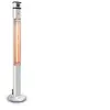 Image de Parasol chauffant Heat Guru Plus - Radiateur infrarouge extérieur avec télécommande - 2000W - argent