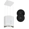 Image de Tron Ambience Hotte îlot aspirante Ø 38 cm 540 m³/h - 3 vitesses - Classe A - Blanche