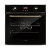 Image de Retro Elizabeth - Four - encastrable - niche - largeur : 56 cm - profondeur : 55 cm - hauteur : 59 cm - classe A - noir