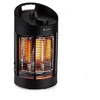 Image de Chauffage infrarouge - Heat Guru 360 - Pour 14m² - 2 puissances : 350W / 700W - Noir