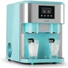 Image de Machine à glaçons - - 15 > 18 kg/24h, réservoir 1,8L, 2 tailles de glace pilée - Bleu