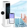 Image de Rafraîchisseur d'air mobile - 360° oscillation - Ventilateur climatiseur mobile sans évacuation - 450 m³/h - 6l - Blanc