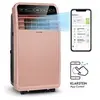 Image de Metrobreeze New York Smart 12k climatiseur mobile 12000 BTU/3,5 kW EEC A télécommande rose gold