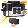 Image de Friteuse à air chaud - Combo Air - Friteuse sans huile - 1500W - Grill - Gris