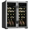 Image de Vinamour Cave à vin 2 zones de réfrigération 7 étagères Commande tactile Protection UV