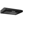Image de SlimVent Hotte aspirante 60 cm A + 200 m³/h Eclairage LED Mode Evacuation ou Recyclage d'air Noir