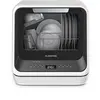 Image de Amazonia Mini Lave Vaisselle Pose libre Compact 7 Programmes 5L Réservoir ou Raccordement Noir