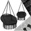 Image de Fauteuil suspendu avec Rembourrage de l'assise et du dossier confort maximum noir
