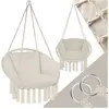 Image de Fauteuil suspendu avec Rembourrage de l'assise et du dossier confort maximum beige