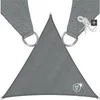 Image de Voile d'ombrage triangulaire, gris - 600 x 600 x 600 cm