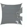 Image de Voile d'ombrage carrée, gris - 540 x 540 cm