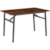 Image de Table de salle à manger style industriel Bois foncé industriel, rustique