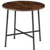 Image de Table de salle à manger style industriel Bois foncé industriel, rustique
