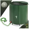 Image de Tonneau récupérateur d'eau de pluie avec robinet et protection anti-débordement 500 L vert