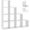 Image de Bibliothèque design cubes pratique blanc