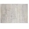 Image de Tapis design vintage à poils courts en laine synthétique et feutre 240 x 340 cm beige