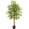 Image de Ficus artificiel à l'aspect naturel avec beaucoup de volume entretien facile vert