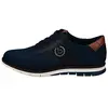 Image de bugatti Homme Chaussure à lacets en mélange de matières respirantes, mousse à mémoire de forme, lacets élastiques, Bleu Foncé, 42 EU en occasion ou reconditionné