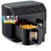 Image de Friteuse à air chaud - MD11760 - 2 paniers indépendants - 8,7L - 2600W - 200°C - 9 Programmes - Noir