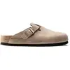 Image de Birkenstock Sabots Boston Soft Footbed Natural Leather Oiled